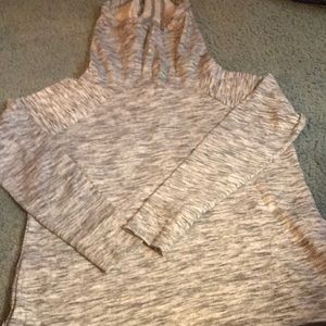 Cowl neck comfy hoodie.
